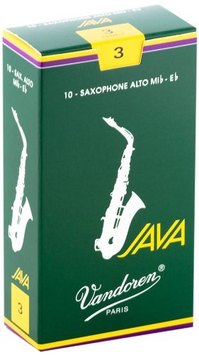 10 עלים Vandoren Java לסקסופון אלט Eb מספר 3