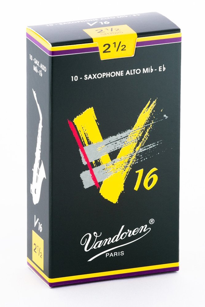 10 עלים Vandoren V16 לסקסופון אלט Eb מספר 2.5