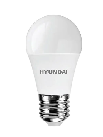 נורת כדור 8W E27 - אור צהוב HYUNDAI