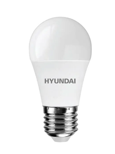 נורת כדור 8W E27 - אור לבן HYUNDAI