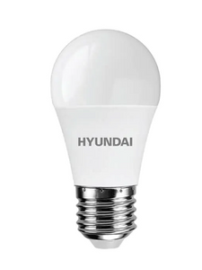 נורת כדור 8W E27 - אור לבן HYUNDAI