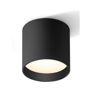 גוף תאורה צמוד תקרה צילינדר שחור EMMA 8W 3CCT Nisko 
