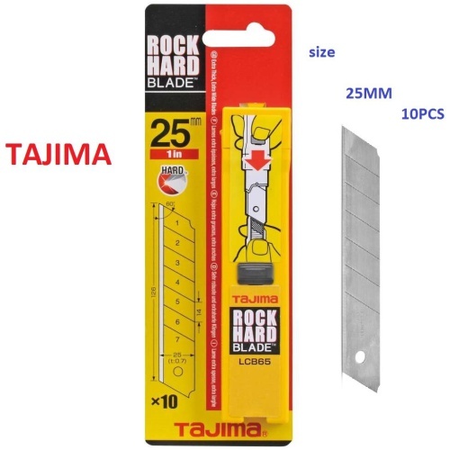 להבי Rock Hard עבים לסכין 25 מ״מ – TAJIMA LCB-65