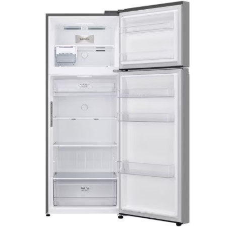 מקרר מקפיא עליון נירוסטה LG 461L דגםGR-B6681SE