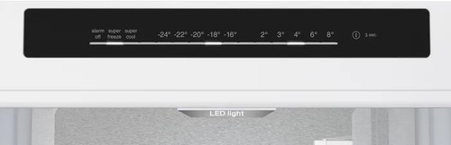 מקרר מקפיא תחתון שחור רוחב 60 Bosch דגם KGN39LBCF