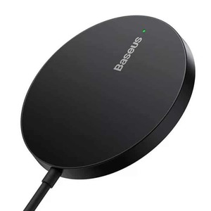 מטען אלחוטי מגנטי Baseus Mini3 Magnetic Wireless Charger 15W צבע שחור