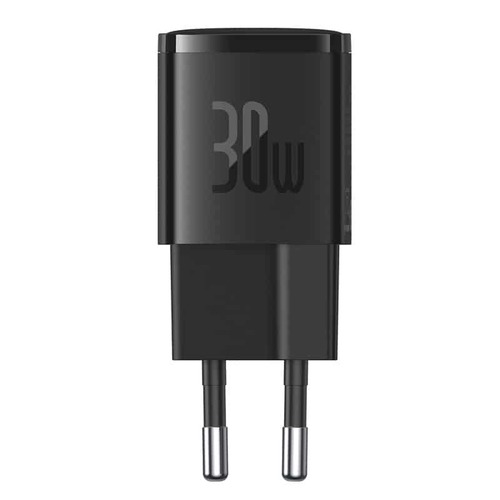 מטען קיר מהיר Baseus Cube Pro USB-C Fast Charger 30W - צבע שחור