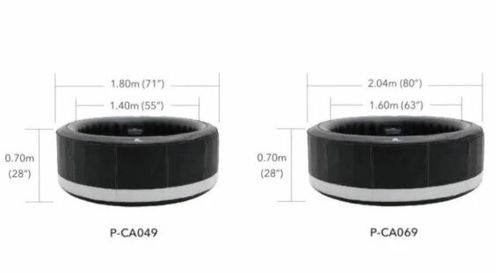 ג'קוזי 4 מקומות ישיבה MSPA Camaro P-CA049