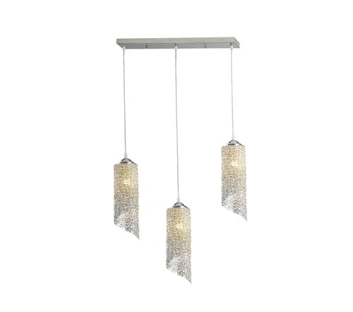 3 תלוי כסף על בסיס E27 3X40W