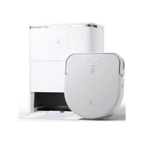 שואב אבק רובוטי עם תחנת עגינה דגם DEEBOT X5 PRO OMNI ECOVACS בצבע לבן