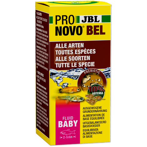 JBL מזון דגים פרו נובו בל פלאויד (בנוזל) לדגיגים 50 מ