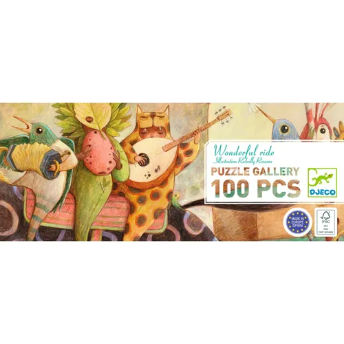 פאזל גלריה 100 חלקים - רכיבה מופלאה