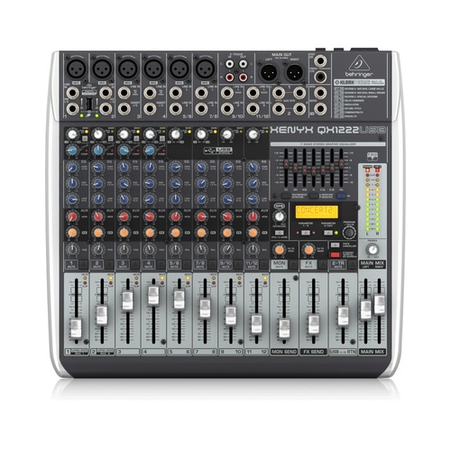 מיקסר 12 ערוצים Behringer דגם QX1222USB
