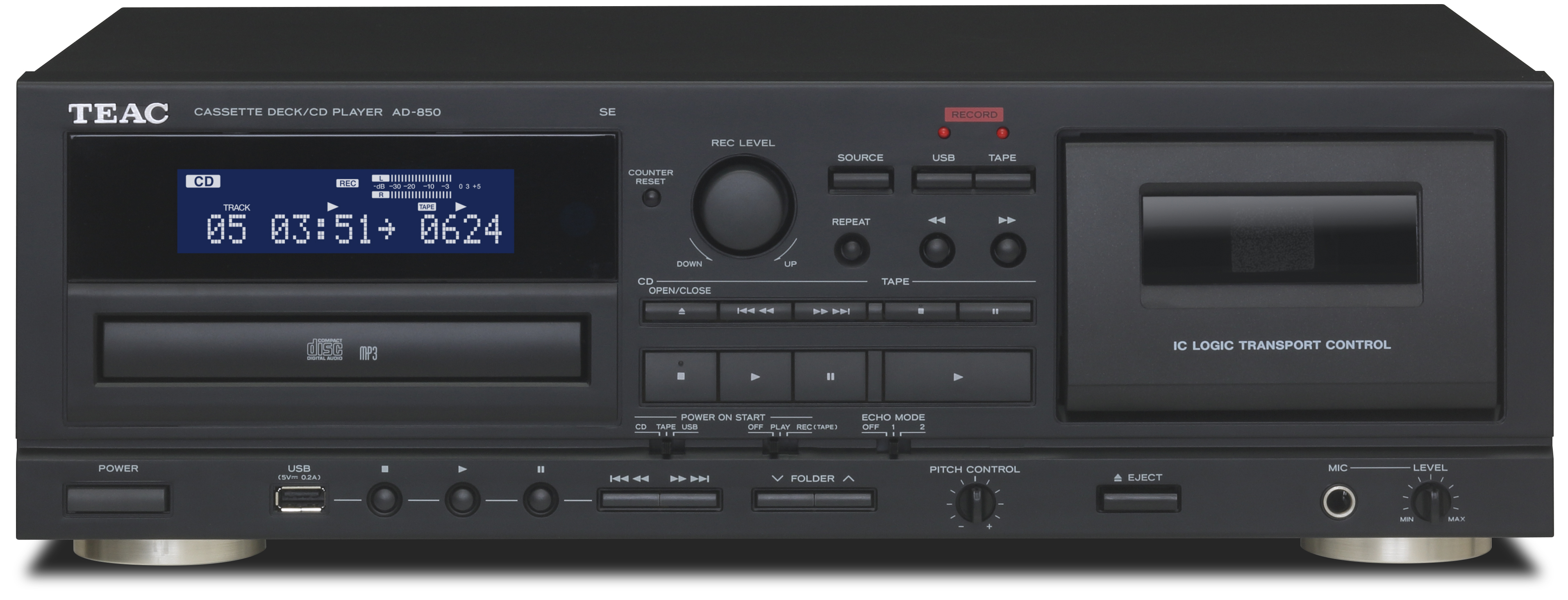 TEAC - AD-850-SE Cassette deck/CD player