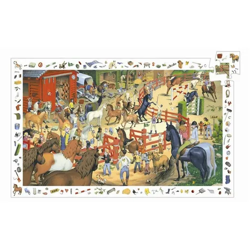 פאזל מסגרת 200 חלקים - סוסים