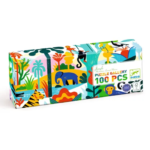 פאזל גלריה 100 חלקים - ג'ונגל.