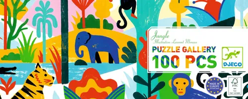 פאזל גלריה 100 חלקים - ג'ונגל.