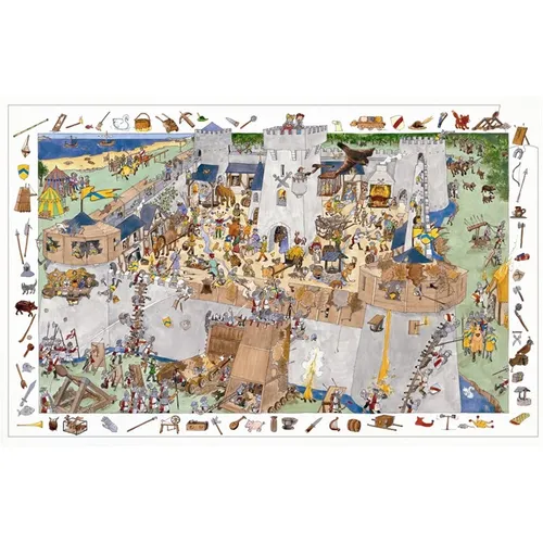 פאזל מסגרת 100 חלקים - אבירים