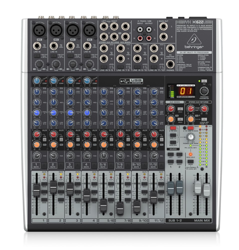 מיקסר 16 ערוצים Behringer X1622USB