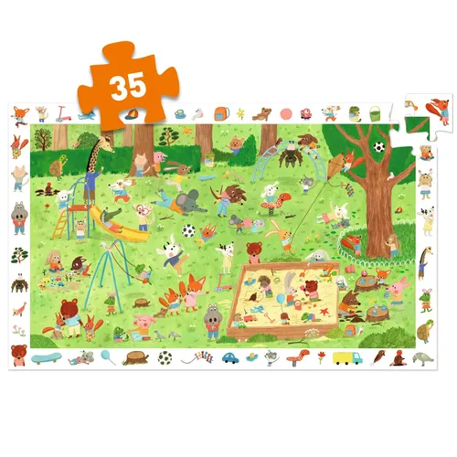 פאזל מסגרת 35 חלקים - גינת משחק