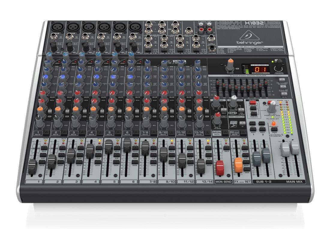 מיקסר 18 ערוצים Behringer X1832USB