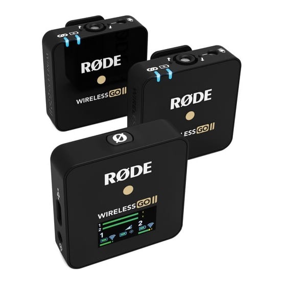 מערכת מיקרופון אלחוטי Rode Wireless Go II