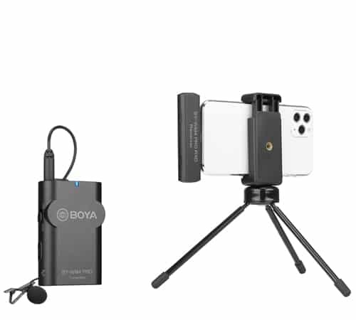 מיקרופון דש אלחוטי לסמארטפון Boya BY-WM4 PRO-K3