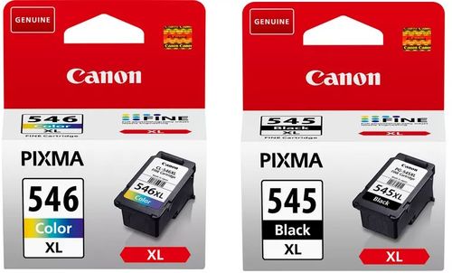 סט ראשי דיו שחור/צבע קנון Canon 545XL/546XL - מקורי 