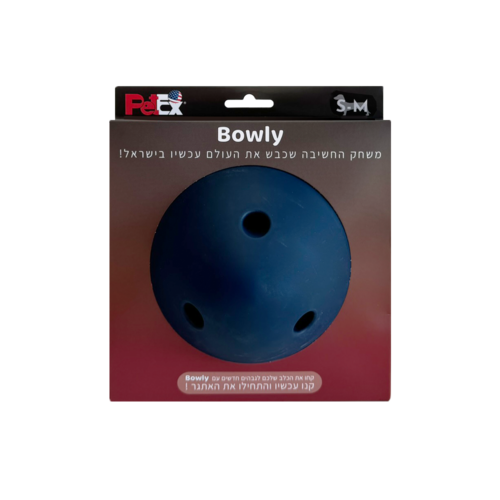 פטקס Bowly כחול  משחק חשיבה לכלב