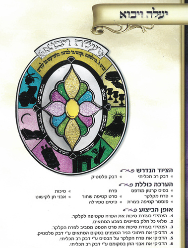 ערכת יצירה לסוכה בשילוב חיתוכי עץ/ דגם יעלה ויבוא