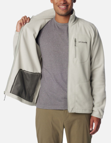 מעיל מיקרו-פליז לגברים Fast Trek II Full Zip אבן - Columbia