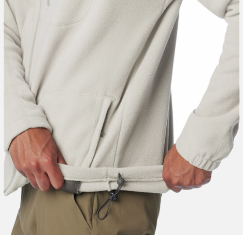 מעיל מיקרו-פליז לגברים Fast Trek II Full Zip אבן - Columbia