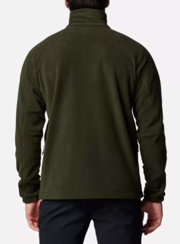 מעיל מיקרו-פליז לגברים Fast Trek II Full Zip ירוק כהה - Columbia