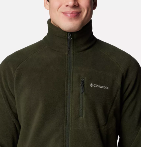 מעיל מיקרו-פליז לגברים Fast Trek II Full Zip ירוק כהה - Columbia
