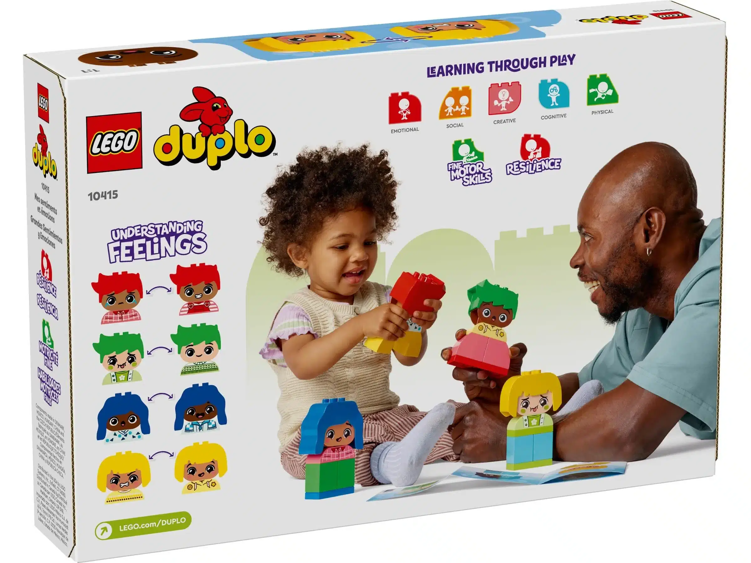 משחק לגו תחושות ורגשות משמעותיים לגילאי 1.5+
