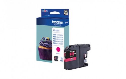 ראש דיו אדום ברדר Brother LC-123 Magenta - מקורי