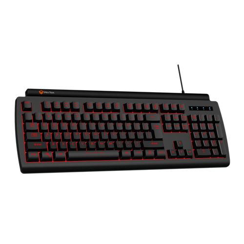 מקלדת גיימינג Meeeption MT-K9000 blackrgb מואר עיצוב ארגונומי בגודל מלא 104 מקשים קווית משחקים קווית מקשים