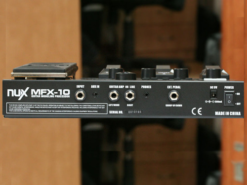 מולטי אפקט עם פדאל שליטה MFX-10 NUX