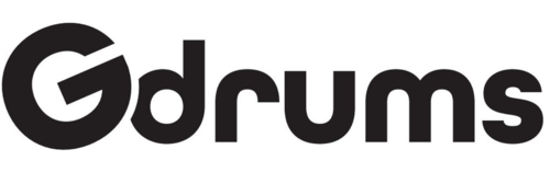 מדבקה לתוף בס DHP בצבע לבן מבית GDRUMS