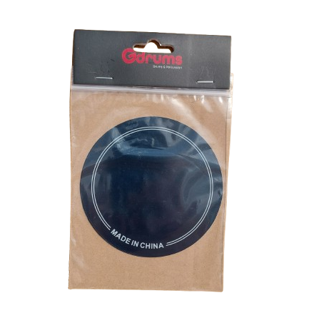 מדבקה לתוף בס DHP בצבע שחור מבית GDRUMS