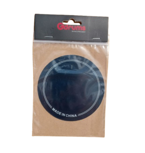 מדבקה לתוף בס DHP בצבע שחור מבית GDRUMS