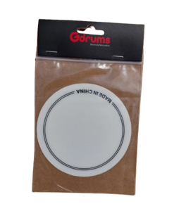 מדבקה לתוף בס DHP בצבע לבן מבית GDRUMS