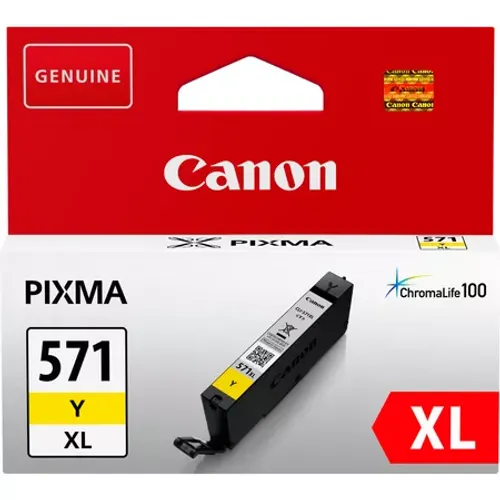 ראש דיו צהוב קנון Canon CLI-571XL Yellow - מקורי