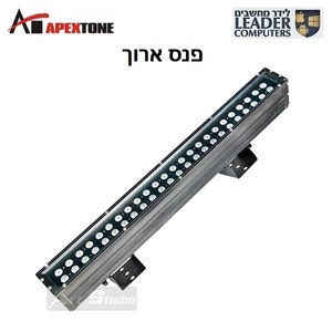 פנס קיר ארוך RGB + UV עם 48 נורות לד APEXTONE