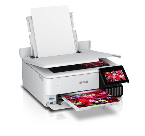 מדפסת ‏הזרקת דיו ‏משולבת Epson EcoTank L8160 אפסון