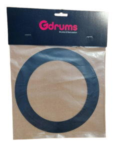 מדבקה לתוף בס אחורי לחיתוך למיקרופון BDH-8 בצבע שחור מבית GDRUMS