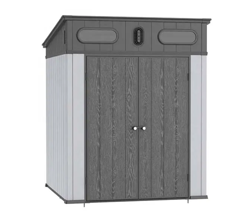 מחסן פלסטיק אפור KingCenter PENT 6X6