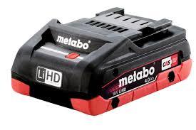 סוללת LiHD 4AH דגם BATTERY PACK LIHD 18 V - 4.0 AH METABO