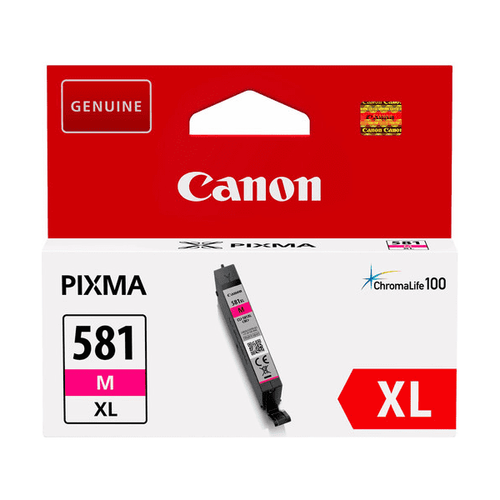ראש דיו אדום קנון Canon CLI-581BK XL Magenta- מקורי