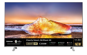 טלוויזיה חכמה Toshiba 50'' UHD 4K LED 50C350ME - צבע מטאלי - אחריות יבואן רשמי על ידי ניופאן